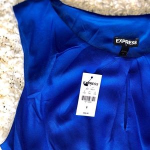 Express Dresses - Royal Blue Keyhole Dress Express Dresses - Royal Blue Keyhole Dress